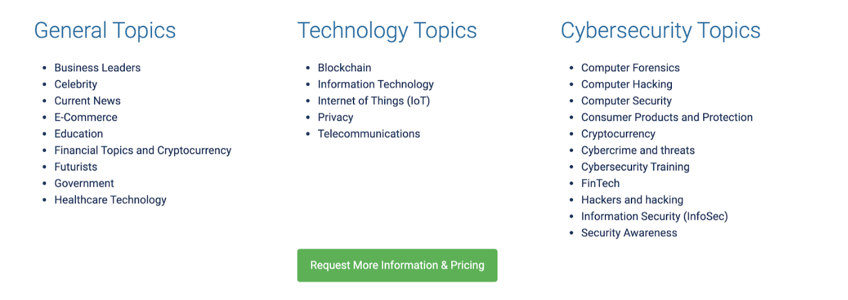 mitnick topics