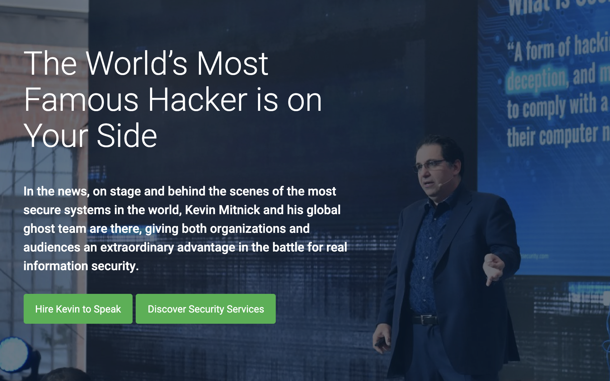 Kevin Mitnick & The Global Ghost Team Security Consulting